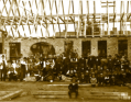 1913, Richtfest der dritten Schwalinger Schule, Haus-No.66